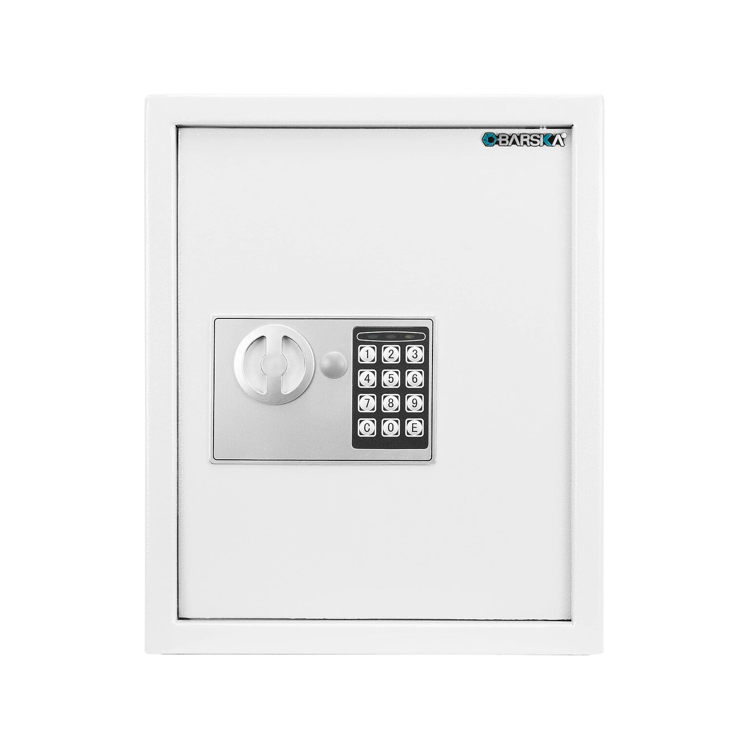 Barska 40-Key Digital Keypad Wall Safe, White (AX13964)