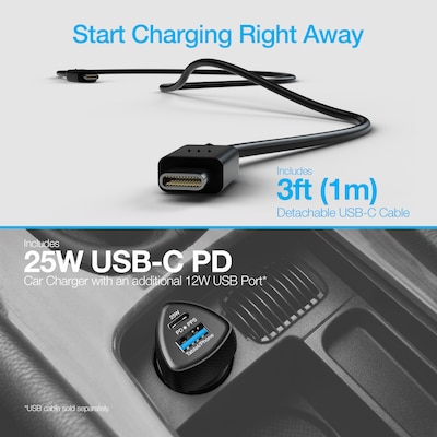 Naztech MagLock MagSafe Charging Qi v2.0 Vent Car Mount, 15W, Black (16125)