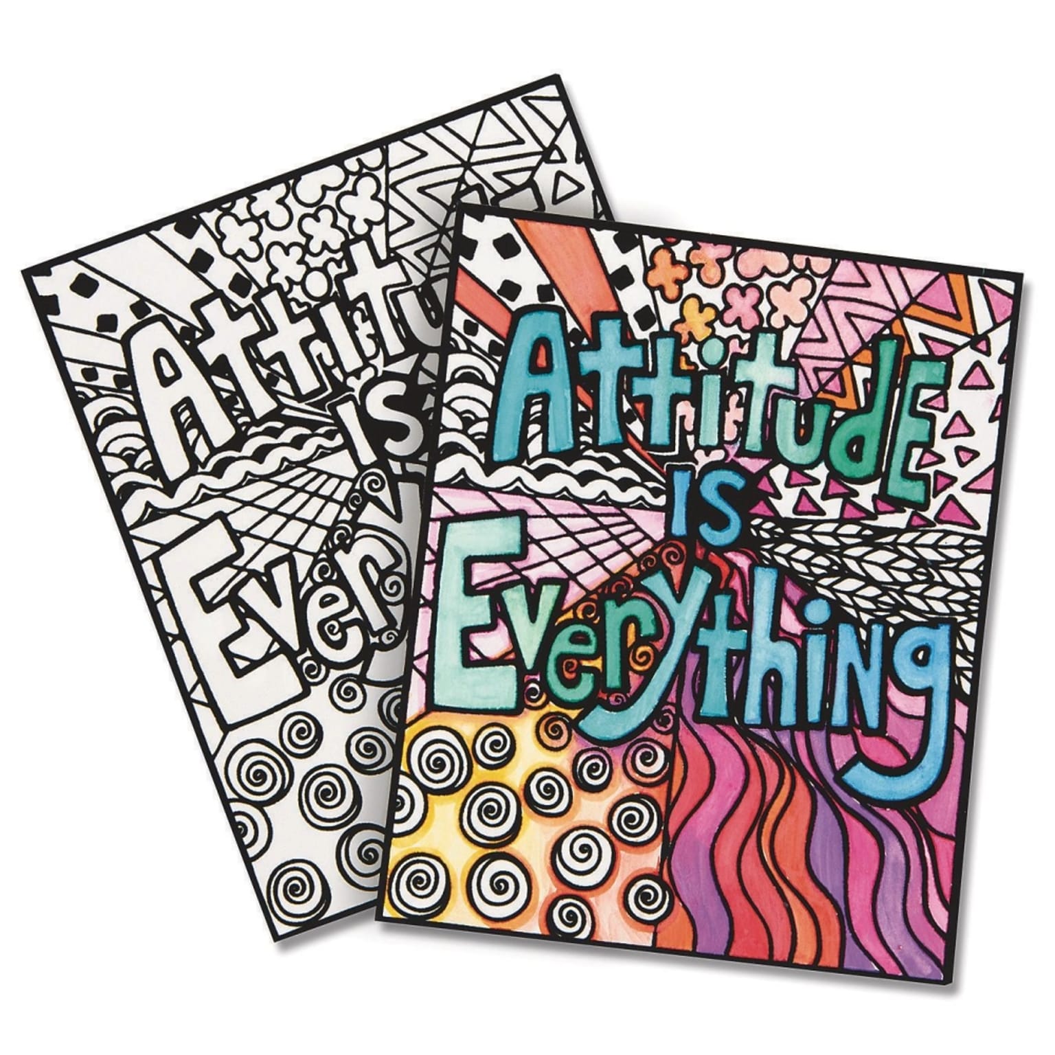 S&S Attitude Is Everything Velvet Art Posters, 24/Pack (PS1439)