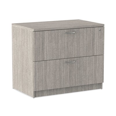 Alera Valencia Series Lateral File, 2 Legal/Letter-Size Drawers, Gray (ALEVA513622GY)