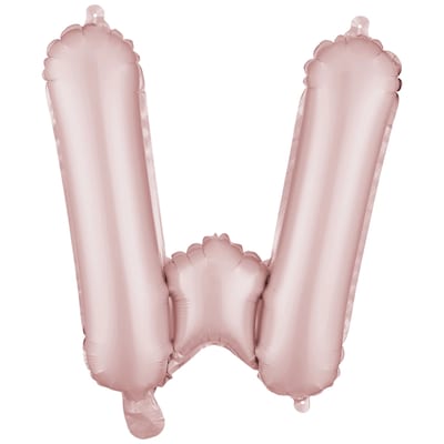 Party City (Air-Filled) 16 W Foil Balloon, Dusty Rose (AM 1 100090-92)