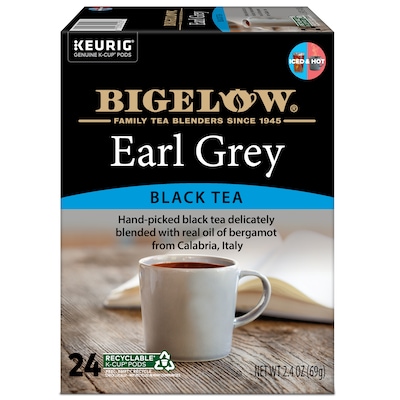 Bigelow Earl Grey Black Tea, Keurig® K-Cup® Pods, 24/Box (5000363675)