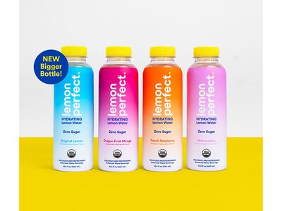 Lemon Perfect Flavored Hydrating Water, 15.2 fl. oz., 12 Bottles/Case (11051)