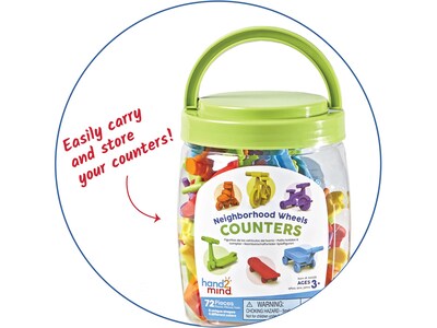 hand2mind Neighborhood Wheels Counters (94439)