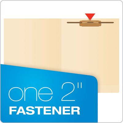 Pendaflex Recycled End Tab File Folder, Straight Cut, Letter Size, Manila, 50/Box (H10U1)