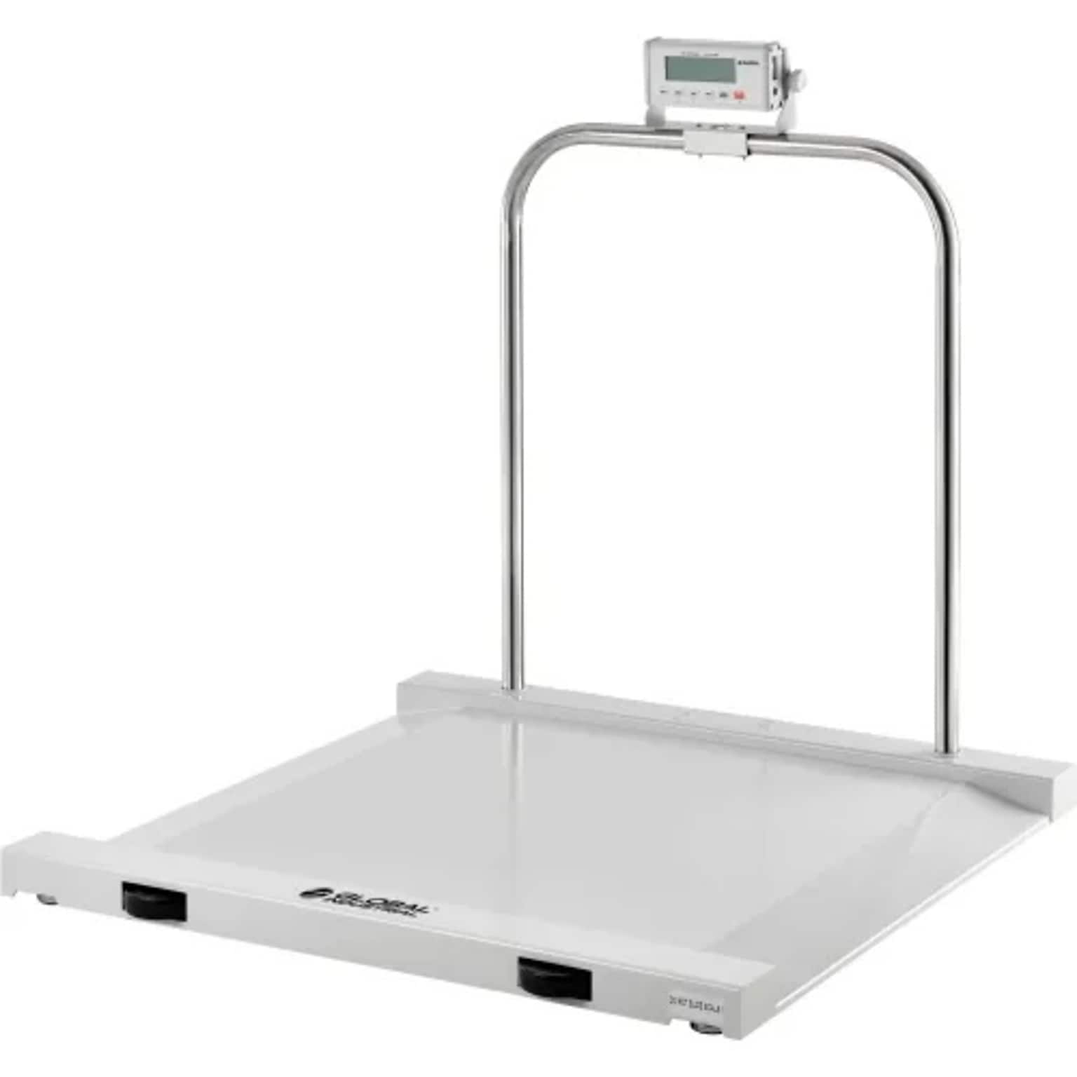 Global Industrial Wheelchair Scale, 1,000 Lb Capacity, 41-2/3L x 41-1/4W (244701)