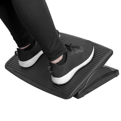 Mount-It! Tilt Adjustable Footrest, Black (MI-7804)