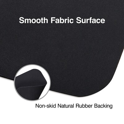 Staples Mouse Pad, Black (382955-CC)