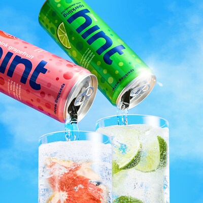 Hint Lime Sparkling Water with Electrolytes, 12 fl. oz., 12 Cans/Carton (HINT-LIMECAN-E)