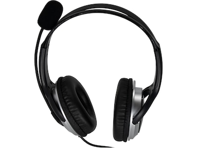 Spracht Noise-Canceling Stereo On-the-Ear Computer Headset, Black (ZUMWDUSB2)