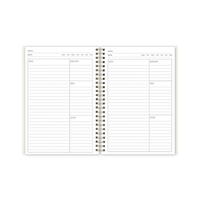Blue Sky Bespoke Composition Notebook, 5.75" x 8.5", Cream Hearts (155593)