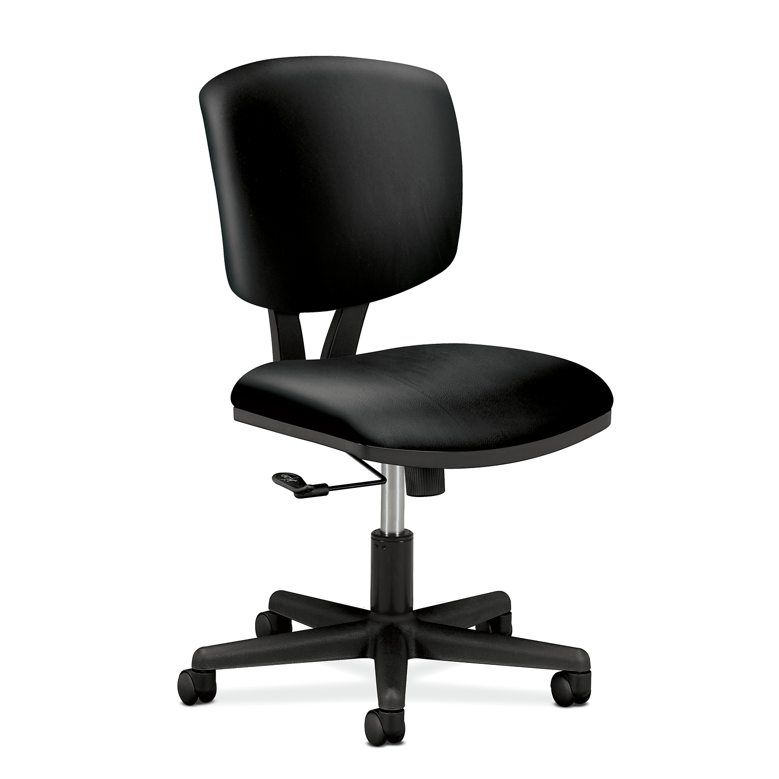 HON Volt Leather Task Chair, Black (HON5701SB11T)