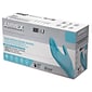 Ammex Professional Series Powder Free Nitrile Exam Gloves, Latex Free, Small, Blue, 100/Box (APFN42100)