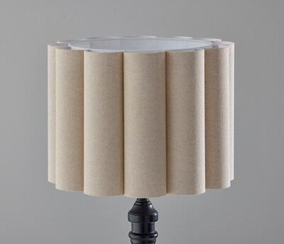 Adesso Claret 26.5"H Incandescent Table Lamp, Black/Off-White (3271-01)