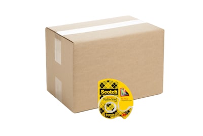 Scotch Permanent Double Sided Tape Refill, 0.5 x 12.5 yds., 1Core, Clear, 72/Roll (137CT)