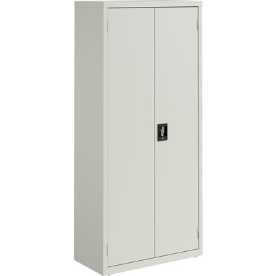 Lorell Fortress Steel Storage Cabinet with 4-Shelves, Gray (LLR69830LGY)