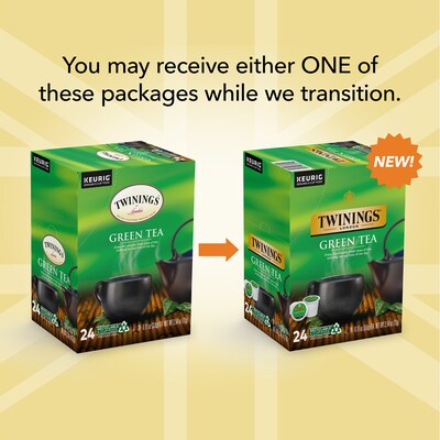 Twinings of London  Green Tea, Keurig® K-Cup® Pods, 24/Box (TNA85788)