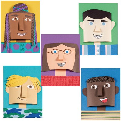 Tru-Ray Shades of Me 12" x 18" Construction Paper, Assorted Colors, 50 Sheets/Pack, 2 Packs/Bundle (PAC102950-2)