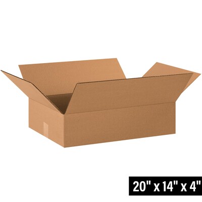 20 x 14 x 4 Shipping Boxes, 32 ECT, 25/Bundle (20144)