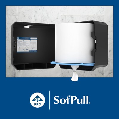 SofPull Premium Centerpull Paper Towels, 1-ply, 560 Sheets/Roll, 4 Rolls/Pack (28143)