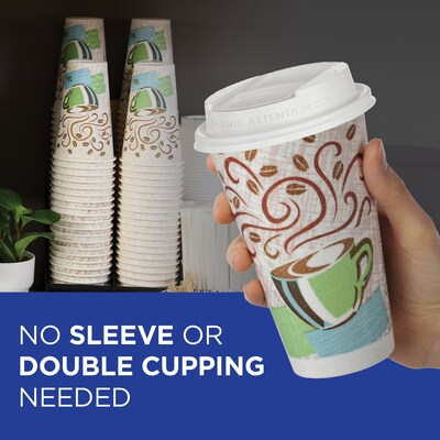 Dixie PerfecTouch Paper Hot Cups, 10 oz., Coffee Haze, 25/Pack (5310DX)