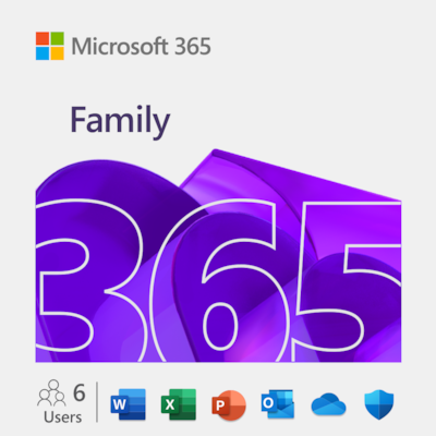 Microsoft 365 Family 12-Month Subscription for 6 Users, Windows/Mac/Android/iOS, Download (INCEKDMS8