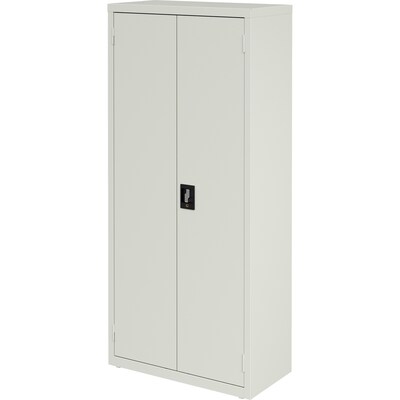 Lorell Fortress Steel Storage Cabinet with 4-Shelves, Gray (LLR69830LGY)