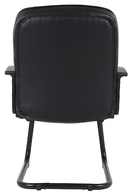 Boss Leather Guest Chair, Black (B7309)