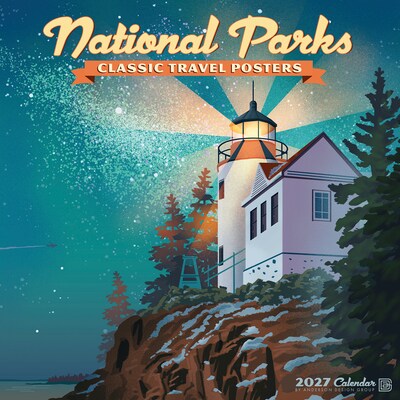 2027 Willow Creek National Parks 12 x 12 Monthly Wall Calendar, Assorted Colors (61466)