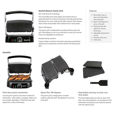 THE ROCK by Starfrit Panini Press (024500-001-0000)