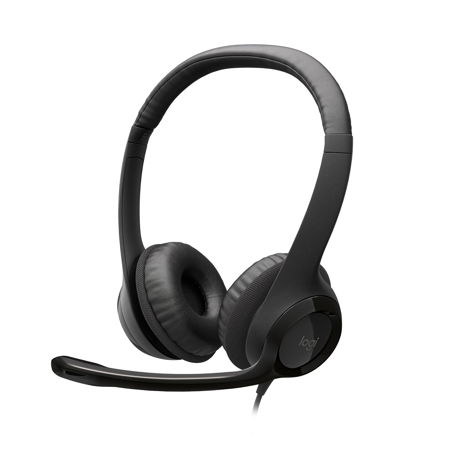 Logitech H390 USB-A Stereo Phone & Computer Headset, Black (981-001575)