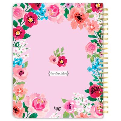 2027 BrownTrout Floral Inspirational 6.5 x 7.8 Calendar Year Weekly Standard Planner, Multicolor (9798330713042)