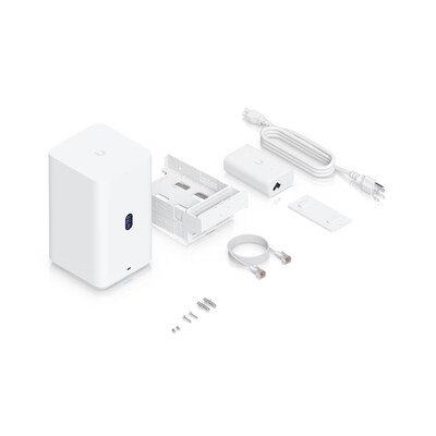 Ubiquiti UNAS 3.5" 2.5GbE USB-C External SATA III Hard Drive Enclosure, HDD, White (UNAS-2-W)
