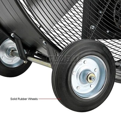 Global Industrial 48" Portable Drum Blower Fan, 19500 CFM, 1-1/2 HP, 1 Phase (600555)
