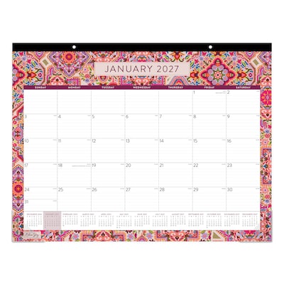 2027 Blue Sky Amalia 22 x 17 Monthly Desk Pad Calendar (148773-27)