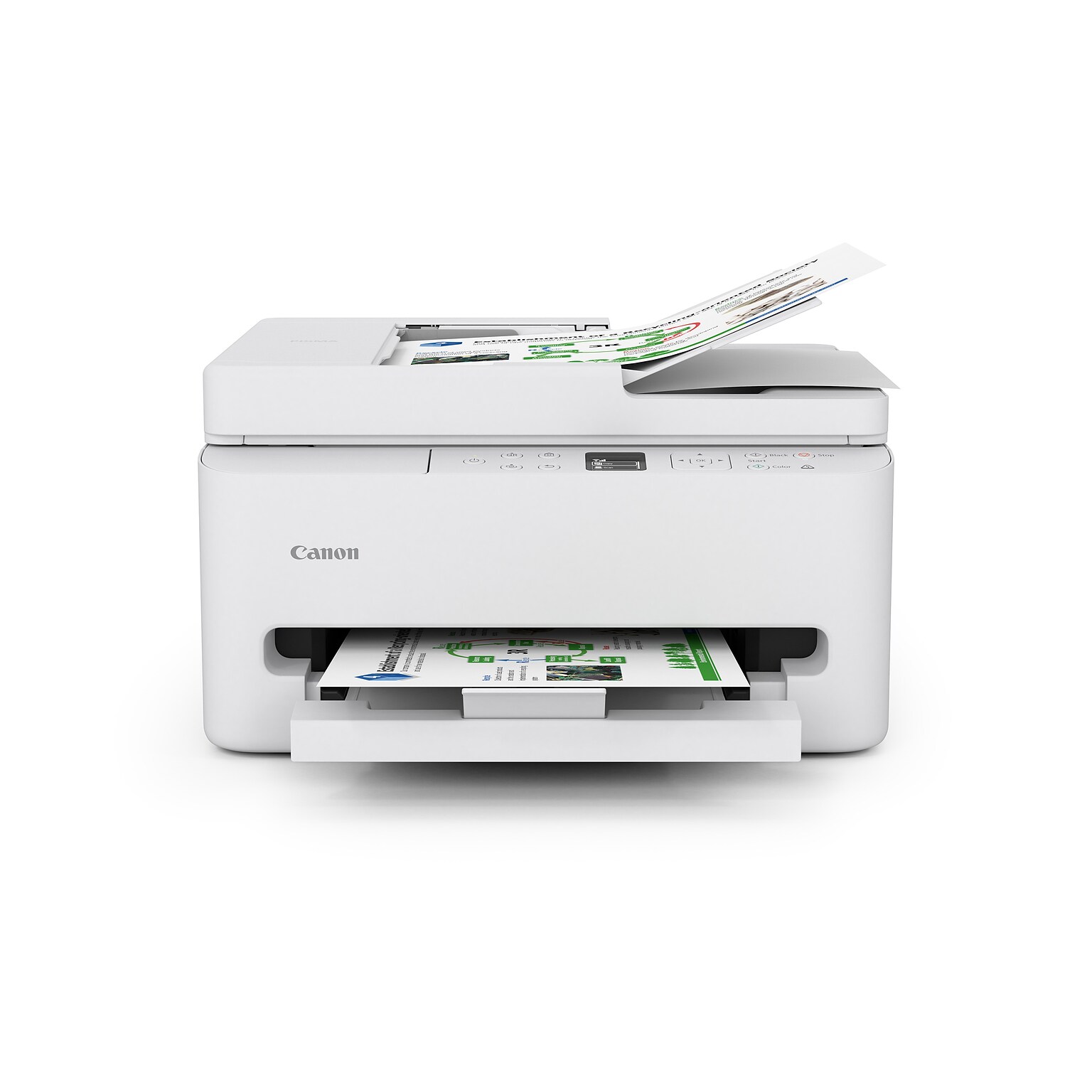 Canon PIXMA TR7120 Wireless Color All-In-One Inkjet Printer, Best for Home Office (7178C002)