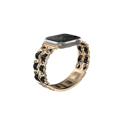 LAX Stylish Metallic Band for Apple Watch, Gold