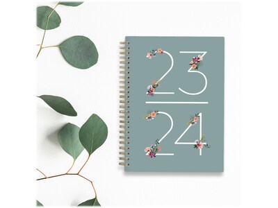 2023-2024 Blue Sky Greta 6.44" x 8.88" Academic Weekly & Monthly Planner, Multicolor (142332)