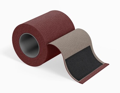 FifthPulse Premium Elastic Bandages with Hook and Loop Closure - 3 inch Rolls, Navy Blue & Burgundy, 2 Pack (FMN100518)