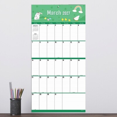 2027 TF Publishing Festive Holiday Themes 12" x 12" Monthly Wall Calendar, Multicolored (27-1146)