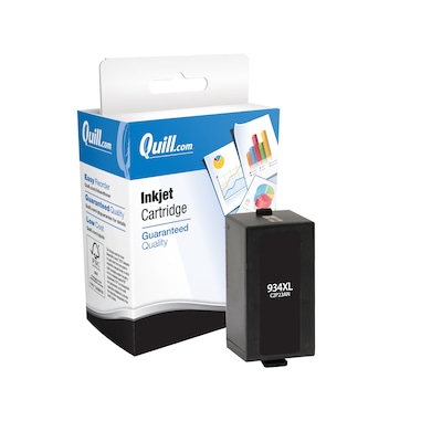 Quill Brand® Remanufactured Black High Yield Inkjet Cartridge  Replacement for HP 934XL (C2P23AN) (L