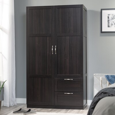 Sauder Select 71H Storage Armoire, 2 Drawers, Cinnamon Cherry (420055)