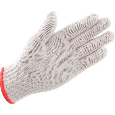 Global Industrial String Knit Gloves, Ladies, 12 Pairs (708354S)