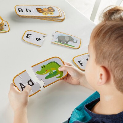 Learning Resources Alphabet Self Correcting Puzzle Cards, 26/Set (LER6089)