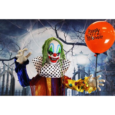 Haunted Hill Farm Life-Size Animatronic Clown (HHCLOWN-8FLSA)