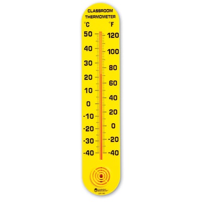 Analogue indoor-outdoor thermometer