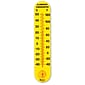 Learning Resources Indoor/Outdoor Wall Thermometer, Analog, Yellow (LER0380)