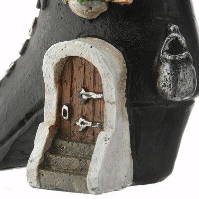 National Tree Company 6" Witch’s Boot Haunted House with LED Light (PG11-FJ60417-1)