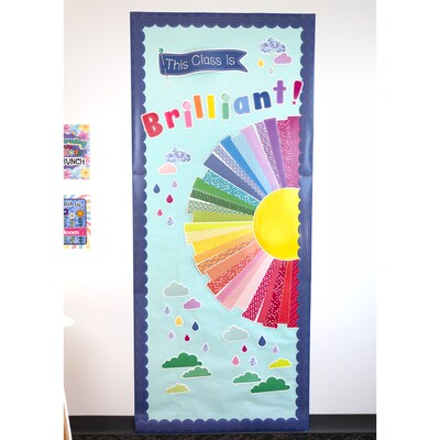 Carson Dellosa Crafty and Cool Motivational This Class Is Brilliant Bulletin Board Set, 69 Pieces/Set (110597)