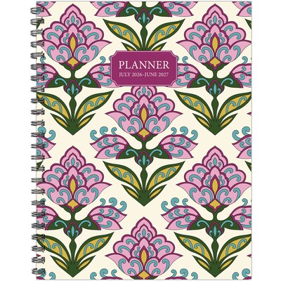 2026-2027 Willow Creek 8.5 x 11 Academic Weekly & Monthly Planner, Tulpi Flowers (65990)